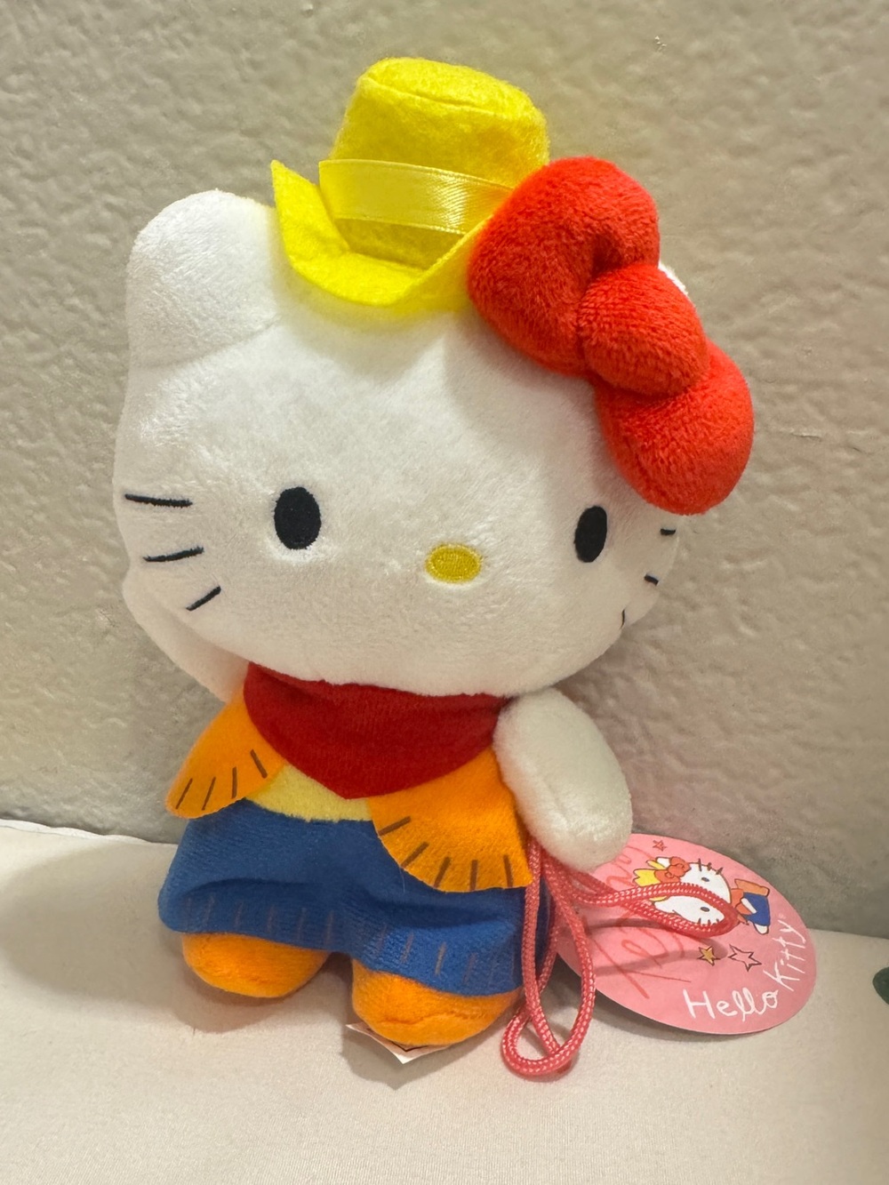 Hello Kitty Texas Cowboy Plush Stuffed Animal Toy